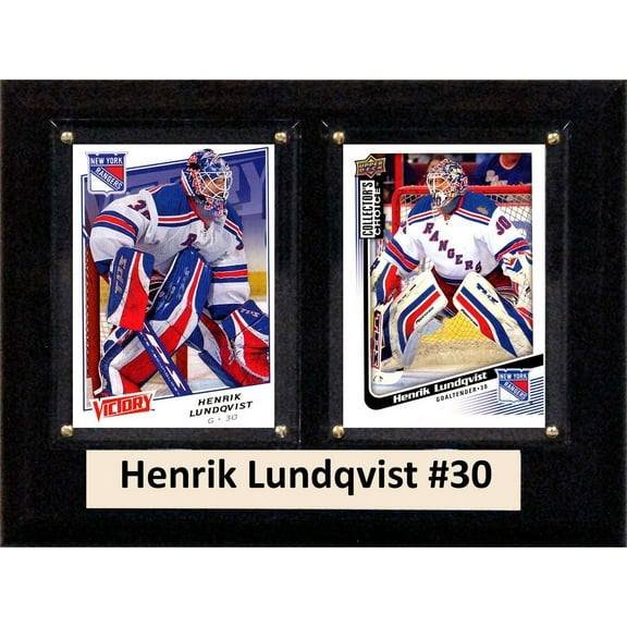 Henrik Lundqvist Rangers 6'' x 8'' Plaque