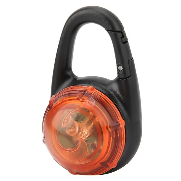 Collar luminoso LED para perro, luz nocturna, colgante de seguridad, color naranja