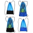 thumbnail image 1 of 2x Mesh Drawstring Snorkel Swim Sport Bag con Correa de Hombro Ajustable para Máscara, Snorkel Y Aletas Equipo de Buceo Snorkel Surfing Travel Macarena Bolsa de malla con cordón, 1 of 8