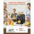 thumbnail image 4 of VEVOR Snowflake Ice Machine, 44LBS/24H Snowflake Ice Maker, Ice-Shaver Machine with Stainless Steel Blade, Electric Snow Cone Maker with 0.2 Gal Tank, 4 of 9
