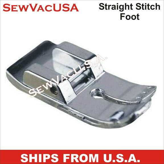 Snap On Straight Stitch Foot Fits SINGER HD500 & More See Description