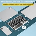 thumbnail image 4 of Bluetooth-compatible Wireless Keyboard RGB Backlit Wireless Keyboard 78 Keys Rechargeable Keyboard For PC For ipad Laptop Cell Phone, 4 of 6
