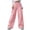 Pinks, variant on HappyYEE Cargo Pants for Women - Straight Leg Work Trousers with Multi Pockets - Relaxed Fits Casual Outdoor Hiking Bottoms XXS