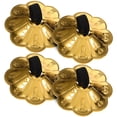 thumbnail image 4 of Miangastore 2 Pairs Finger Cymbals Belly Dancing Hand Cymbals with Plum Blossom Lace Percussion Musical Instrument for Dancer Party, 4 of 8
