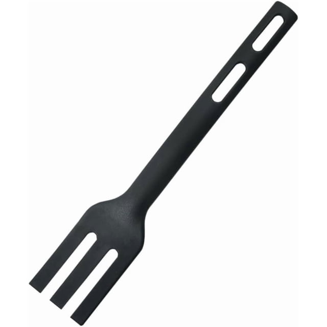 1-Piece Kitchen Gadget: Kitchen Utensil Set with Comfortable Handle — Specialized Nylon Cooking Spatula,Black4