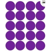Pretty Purple Polka Dot Wall Decals Kids Room Decor Stickers (40) Purple Dots 2.5" Each