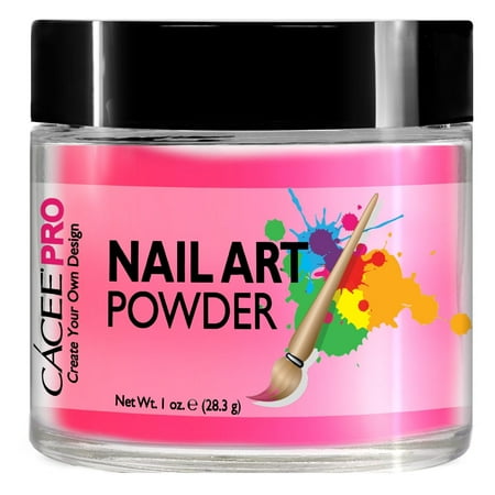 Acrylic Nails Color Powder For Nail Art, 1oz Jar by Cacee, For Any Professional Acrylic Nail Kit, Premix of Pigments, Glitter, & Metallic