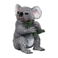 thumbnail image 4 of Figura de Koala de simulación de aprendizaje de animales de vida silvestre australiana, adorno de bosque y jardín, ciencia realista, juguetes de baño abrazando hojas, 4 of 8