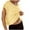 Yellow, variant on Bpmpbo Women's Open Back Workout Crop Tops Short Sleeve Yoga Shirts Cute Athletic Running Casual Backless Top Loose Fit Crop Top