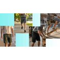 thumbnail image 3 of Men's Casual Fishing Camo Cargo Shorts, Lightweight Outdoor Hiking Work Shorts with Pockets, 3 of 4