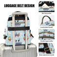 thumbnail image 3 of FORMRS Mini Backpack Purse for Women Travel Daypack Casual Shoulder Bag, Colorful Trains, 3 of 7