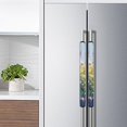 thumbnail image 3 of NETILGEN Floral Washable Refrigerator Door Handle Covers Set of 2, Anti-Skid Protector for Fridge Oven Keep Away Liquid Oil Stain Fingerprints Food Spot Home Kitchen Decoration, 3 of 6