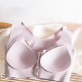 thumbnail image 3 of vigerkar Seamless Bra Full Coverage Front Closure Bras For Women No Underwire Surgical Bra Light Pink, 6XL, 3 of 8