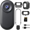 thumbnail image 1 of B-Qtech Cámara de Acción HD 1080p - Estuche de Carga Magnética, Resistente Al Agua, Tarjeta de 64 Gb, para Deportes/ciclismo/mascotas, 1 of 7