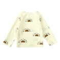 thumbnail image 4 of MIASHUI Boys Swimsuit Rash Guard Bathing Suit Toddler Girls Swim Trunk with Swimming Cap,Beige,6-12 Months, 4 of 9