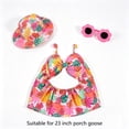 thumbnail image 3 of Decorative Cloth Outfit Set Fits 23 Inch Porch Lawn Goose Statue, Multicolor Garden Goose Costume Accessory, Statue Not Included, 3 of 7