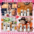 thumbnail image 5 of WHEANG 3 Pcs Halloween Table Decor Cute Tabletop Centerpieces Halloween Wooden Block Sign Rustic Tray Decor, 5 of 5