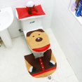 thumbnail image 3 of Coxeer Toilet Tank Cover Set Soft 3PCS Bathroom Cover Set Bath Lid Cover for Christmas, 3 of 6
