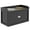 Black#2, variant on Pet Beds PawHut Dog Feeding Station with Storage Drawer, Dog Food Storage Cabinet with 2 Removable Elevated Dog Bowls for Large Sized Dogs, Black,Dog Beds