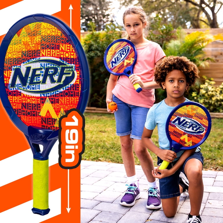 NERF Small Driveway Tennis Set, 2 Rackets + Foam Tennis Ball