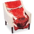 Northwest Avengers Micro Raschel Throw Blanket, 46" x 60", Iron Man's