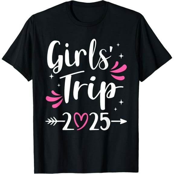 Girls trip 2025 weekend with heart T-Shirt