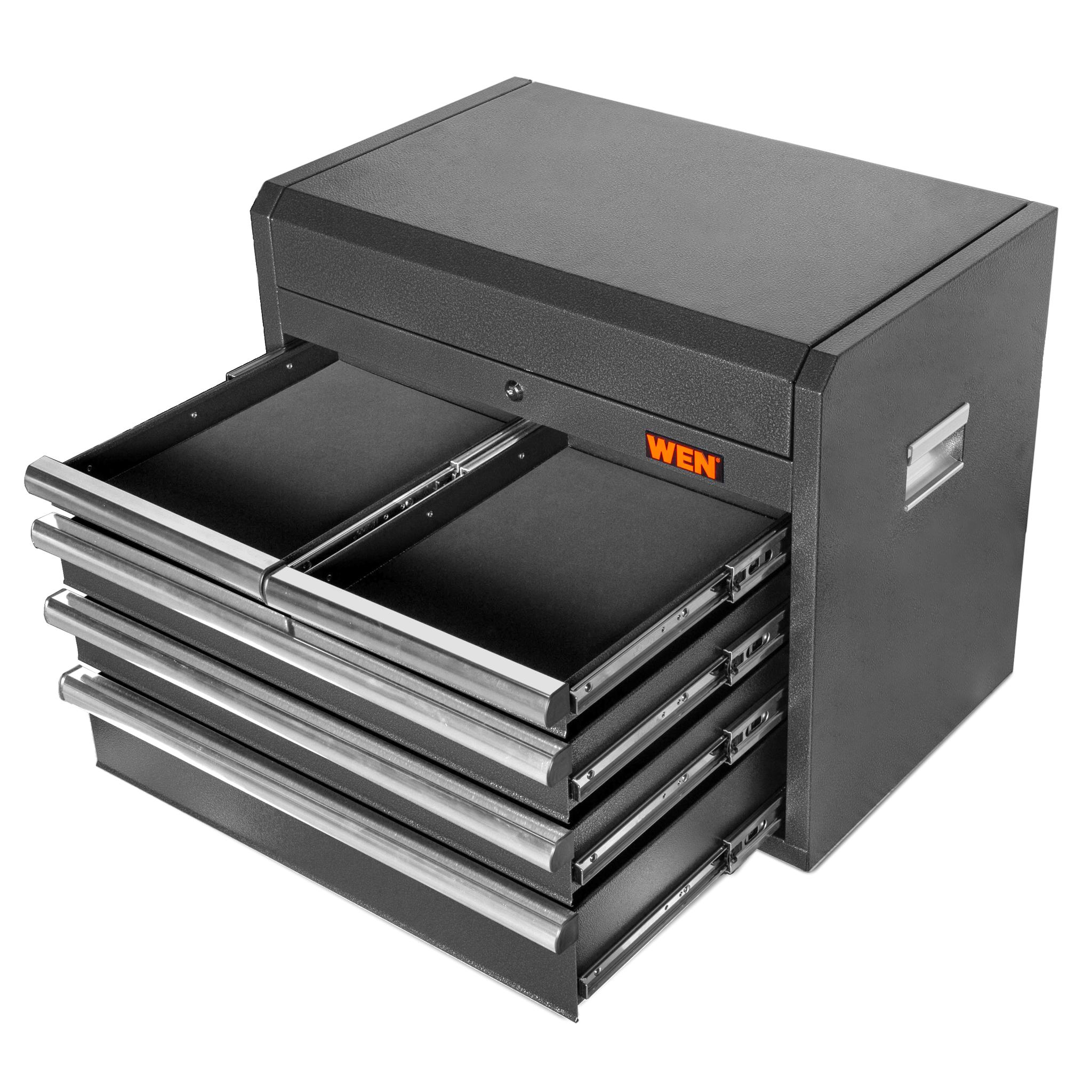 WEN 26-Inch Premium Tool Chest with Heavy Duty 21-Gauge Powder-Coated Steel Construction (GG261T)
