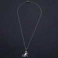 thumbnail image 2 of QQTDFG Stainless Steel Pendant Necklace Lobster Clasp Dragonfly Gold 17.71" 1.5mm P90-Silver, 2 of 2
