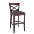 thumbnail image 1 of Tabouret de Comptoir en Acajou Noir, 1 of 1
