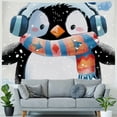 thumbnail image 4 of Orinice Penguin Tapestry Wall Hanging Unique Style Graphic Tapestries Home Wall Decor Art for Living Room Bedroom Apartment Farmhouse Dorm 60x50inch, 4 of 6