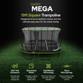 thumbnail image 4 of JumpFlex 19' Trampoline MEGA Outdoor Playset with Net and Ladder, Green/Black, 4 of 9