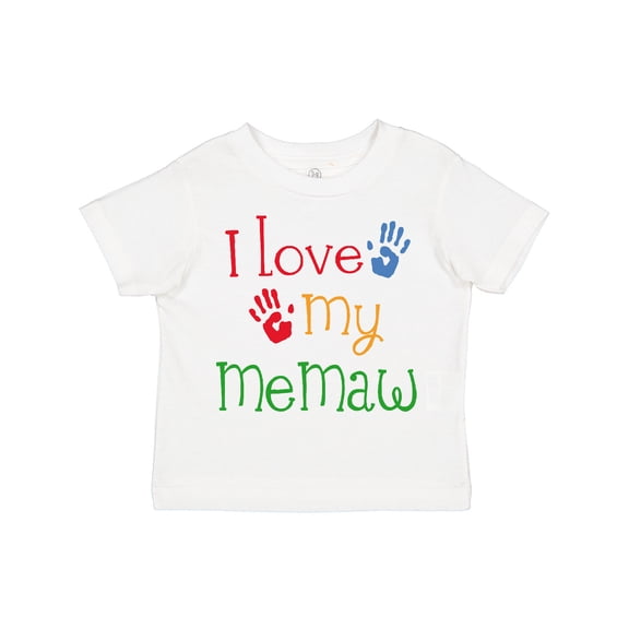 Inktastic I Love My Memaw Girls Toddler T-Shirt
