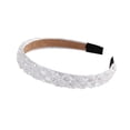 thumbnail image 4 of UJNDER Women's Elegant Rhinestone Fashion Hairband for Daily Wear and Parties Headbands for Women,White_004,One Size, 4 of 4
