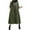 Green, variant on Elegant Women Slim Dress Vestidos Women Simple Coats Solid Color Long Sleeve Corduroy Inspiration Thick Wrinkled Plus Size Coats