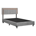 thumbnail image 2 of Recámara Individual Trinity Ventur Gris Duk con Cabecera + Box Base Cama, 2 of 8
