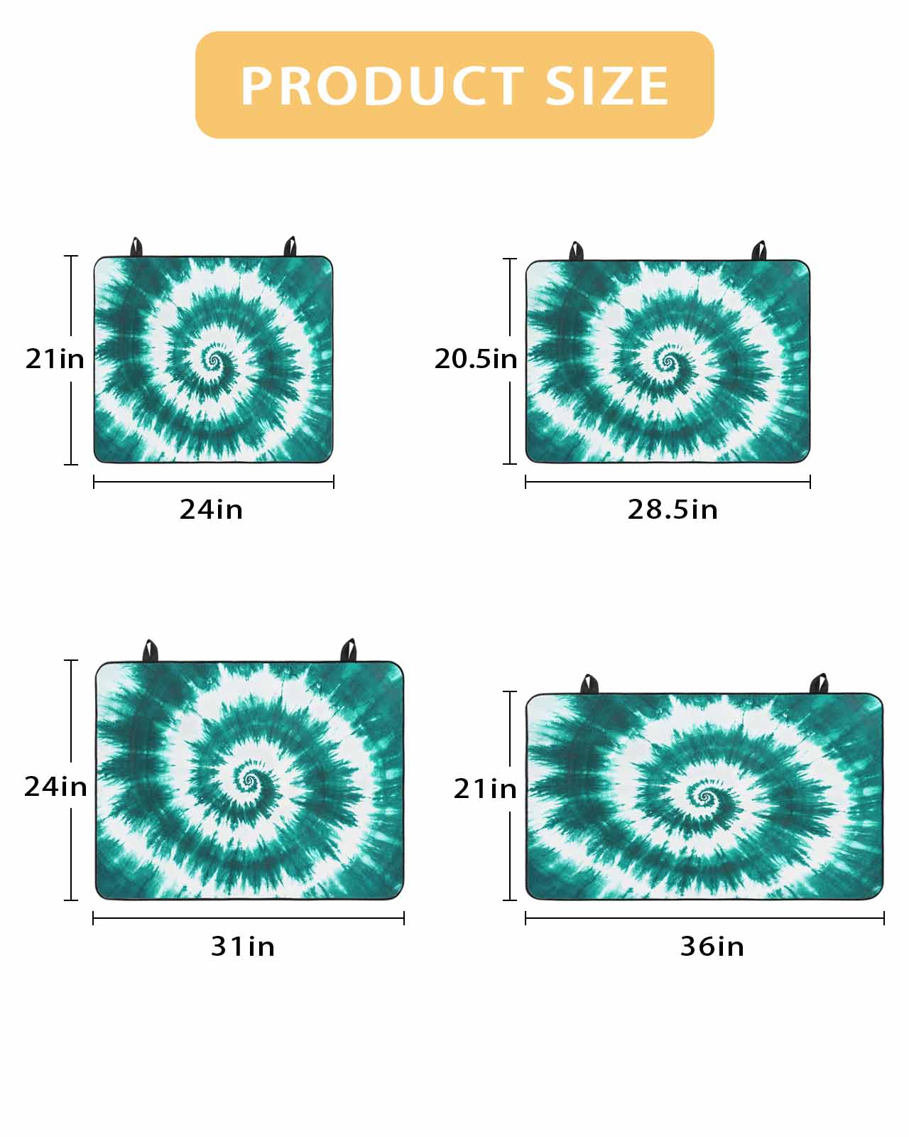nqOlkjepod Large Induction Cooktop Protector Mat 36"x21", Turquoise Ombre Stove Top Covers for Electric Stove, Country Watercolor Ethnic Tribal Tie Dye Stove Burner Cover Mats, Glass Top Stove Cover