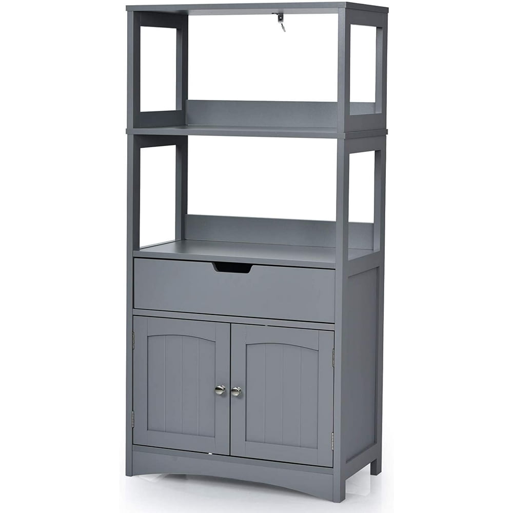 Giantex Large Bathroom Floor Freestanding Multipurpose Storage