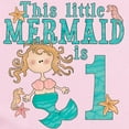 thumbnail image 2 of CafePress - Mermaid First Birthday Infant Bodysuit - Baby Light Bodysuit, Size Newborn - 24 Months, 2 of 4