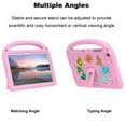 thumbnail image 4 of Dteck Crossbody Strap Kids Case for Samsung Galaxy Tab A9 Plus 11 Inch (SM-X210/X215/X216/X218),Cute EVA Hand Grip Case Shockproof Kickstand Cover with Shoulder Strap,Pink, 4 of 6
