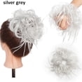 thumbnail image 2 of Messy Bun Hair Piece Synthetic Wave Curly Chignon Elastic Fluffy Updo Donut Hair Extensions, 2 of 7