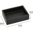 thumbnail image 4 of Wqlpp-00 21-Yew-Soapdish-Carré-Noir Mat, 4 of 4