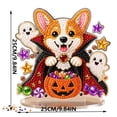 thumbnail image 3 of Halloween Christmas Diamond Art Painting Kit for Adults Acrylic Tabletop Ornament with Stand, Sparkling Resin Diamonds DIY Craft for Home Desk Shelf Decor Gift by OVFUIZ, 3 of 8