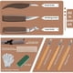 thumbnail image 5 of 10 herramientas para tallar madera, kit con 3 cinceles, 3 cuchillos, guantes y bolsa. Herramientas profesionales para tallar madera, ideales para principiantes y profesionales., 5 of 5