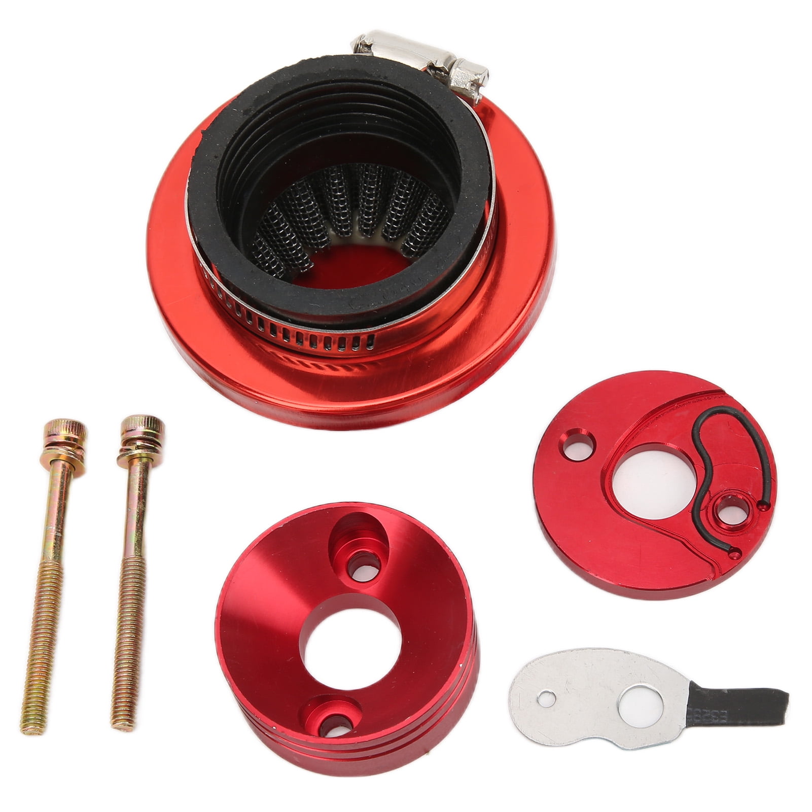 ATV Air Filter, Dirt Bike Air Cleaner Red Anti Wear Wide Application