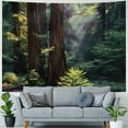 thumbnail image 4 of Orinice Sunbeam Trees Trail Tapestry Wall Hanging Unique Style Graphic Tapestries Home Decor for Living Room Bedroom Apartment Farmhouse Dorm 40x60inch, 4 of 6