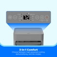 thumbnail image 5 of Midea 6,000 BTU Portable Air Conditioner with Wi‑Fi, 2‑Speed, 250 Sq Ft Coverage, Gray, 5 of 15