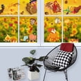 thumbnail image 4 of Sofullue 9 Sheet Fall Gnome Window Clings Autumn Turkey Pumpkin Glass Wall Sticker Thanksgiving Festival Party Home Decorations, 4 of 9