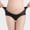 Black, variant on BFHHYA Women's Cotton Maternity Plus Size Underwear Pregnancy Low-Waist Panties Soild Color Support Underpants for Prenatal Woman