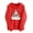 #185-Red, variant on AUNVITO Women's Christmas Print Hoodie Long Sleeve Pullover Cozy Fleece Loose Fit Casual Streetwear Sweatshirt