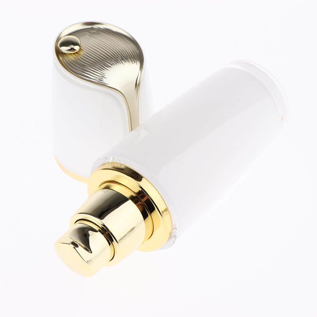 tredstone Empty Refillable Acrylic Pump Press Bottle Container Jar for Lotion 30ml